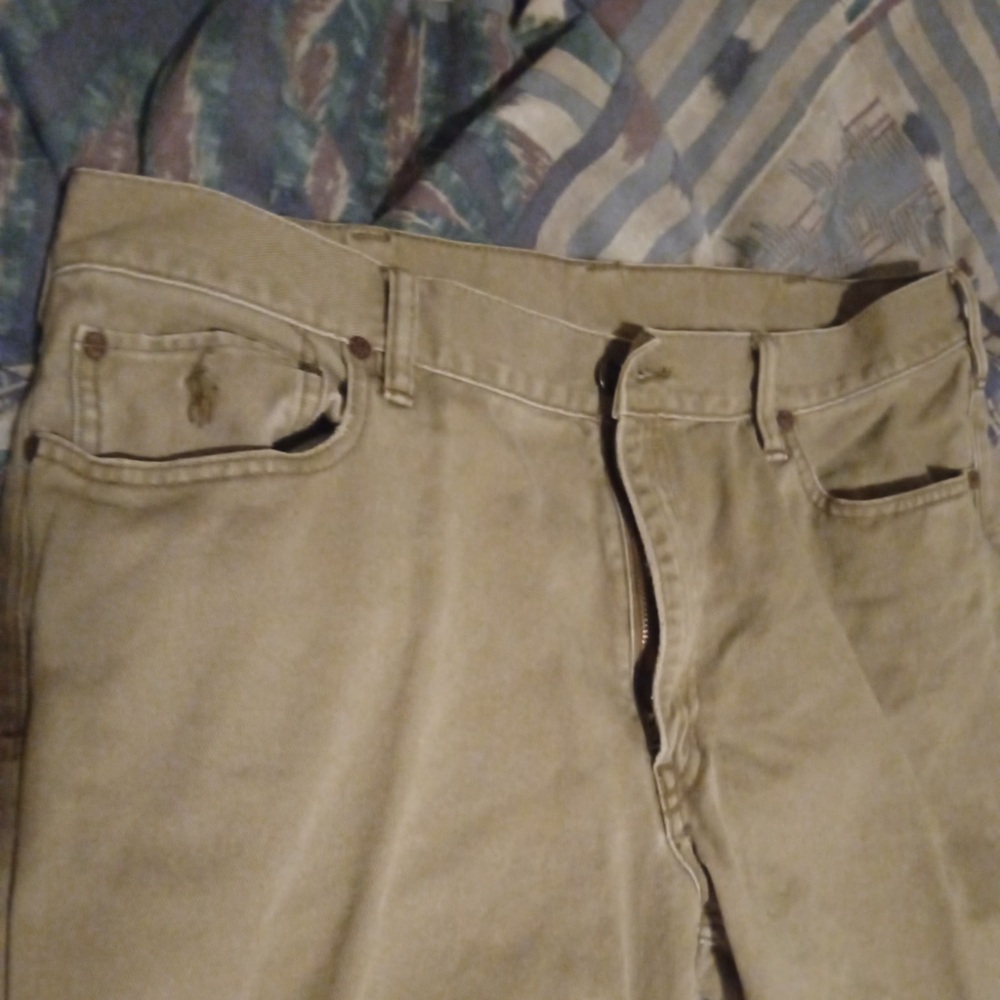 Ralph Lauren Polo 5 Pocket Jeans Khaki 👖
